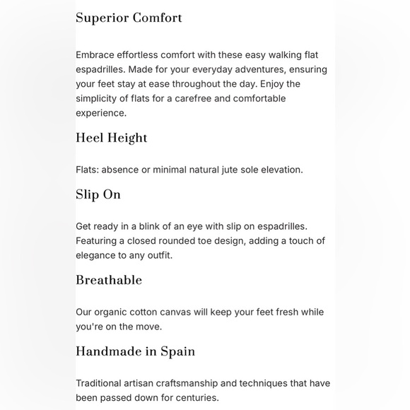 NWOB Viscata Barceloneta Canvas Espadrille Flats Navy Blue Size 43 Parisian - Picture 10 of 10